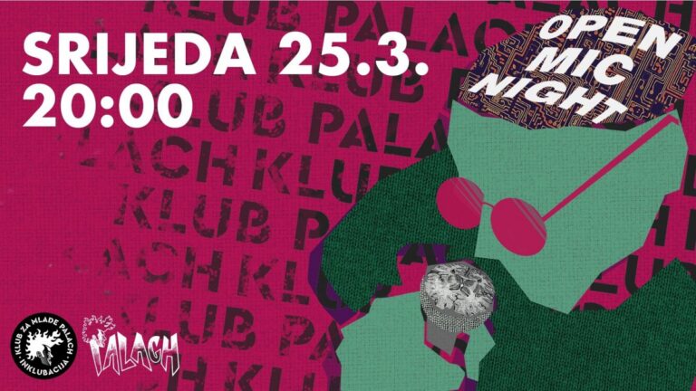 Jeste li se prijavili? Open mic večer u Palachu ove srijede