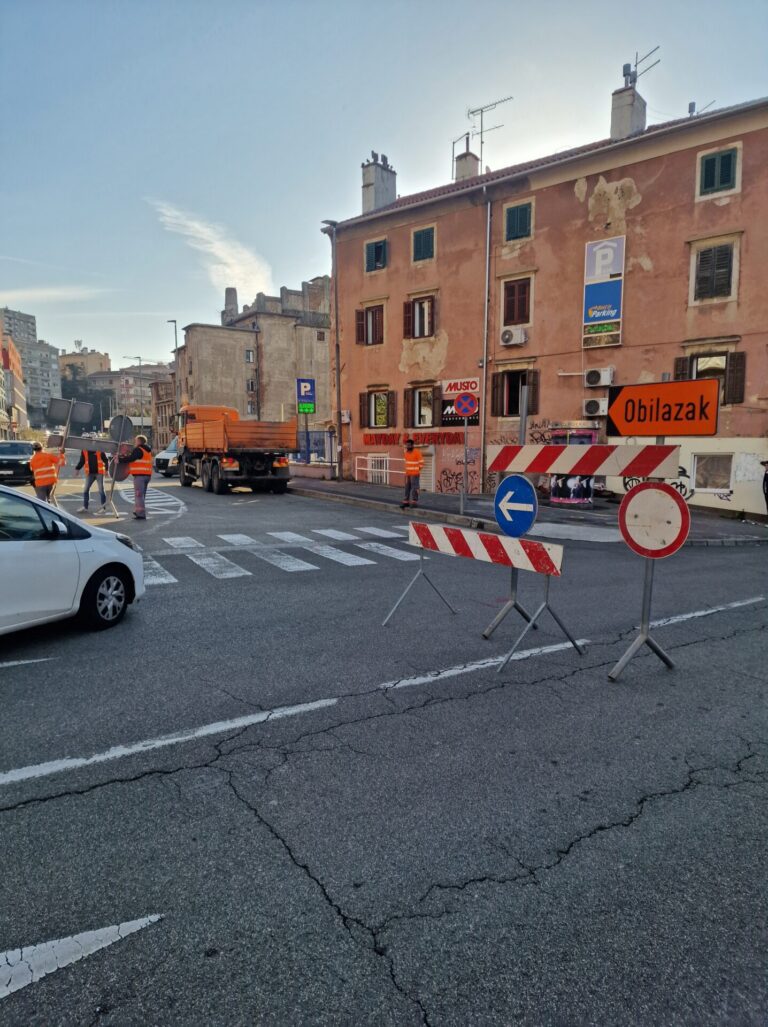 Od petka se zatvara dio Ciottine ulice, radovi traju do početka travnja