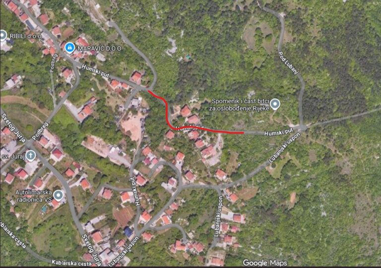 Aglomeracija: počinju radovi u Humskom putu, ulica se zatvara za promet